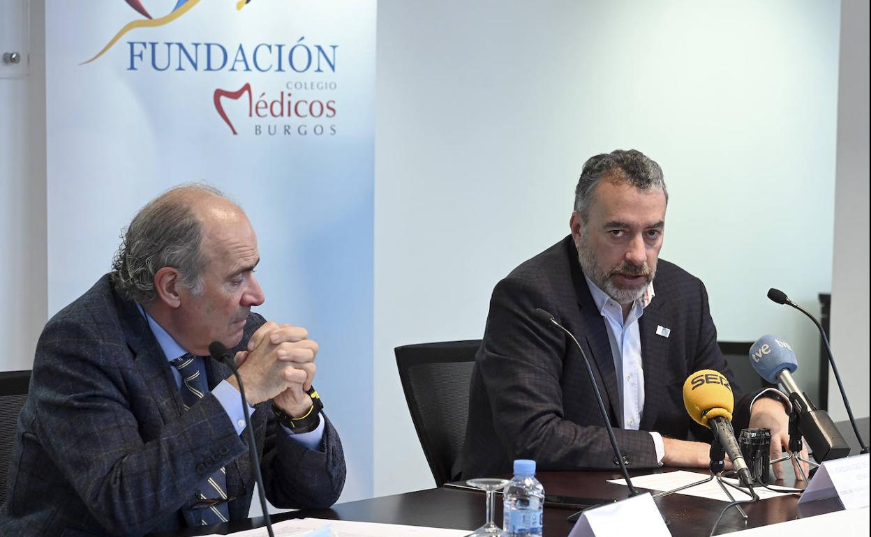 Imagen de archivo de la presentación de la Fundación Científica del Colegio de Médicos de Burgos.