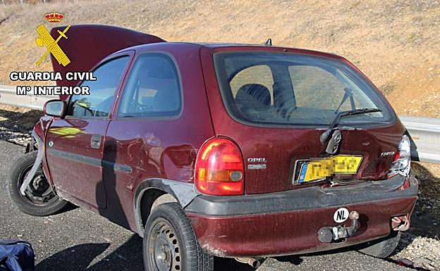 A prisión tras darse a la fuga e intentar atropellar a dos guardias civiles en Burgos