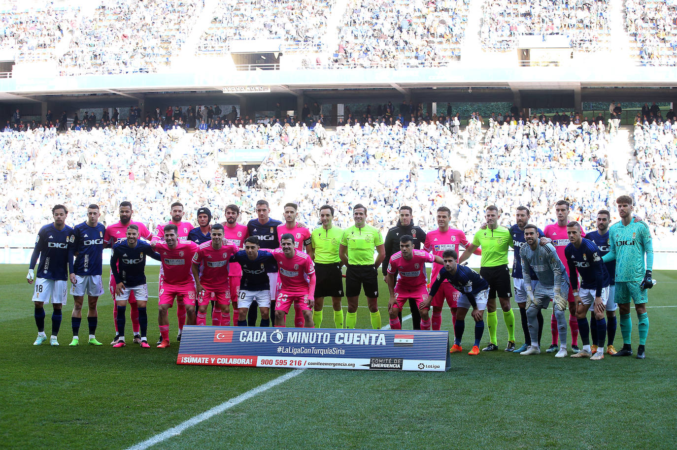 Imagenes de la victoria del Burgos CF ante el Real Oviedo este domingo en el Carlos Tartiere