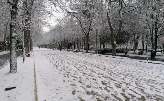 Aviso naranja por nevadas de hasta cinco centímetros en Burgos este jueves