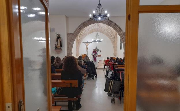 La capilla acoge actos litúrgicos