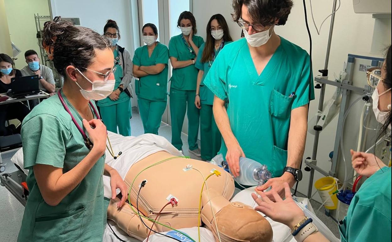 Jornadas de Simulación de crisis en Anestesia realizadas en el HUBU.