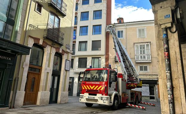 Los Bomberos de Burgos realizan de media un rescate de persona en domicilio al día