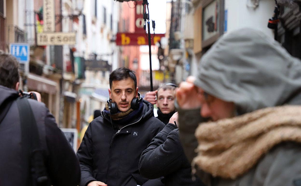 Rodaje del corto 'Artesanía' en Burgos.