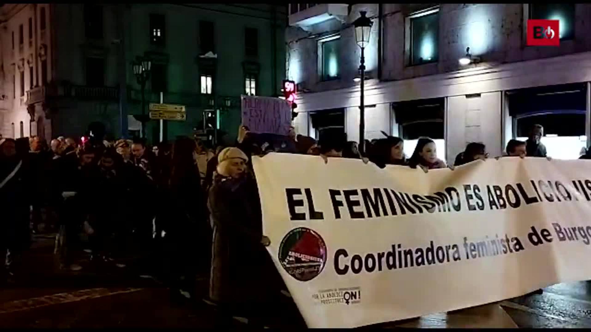 Manifestación 8M en Burgos