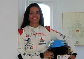 La piloto burgalesa, Cristina Gutiérrez.