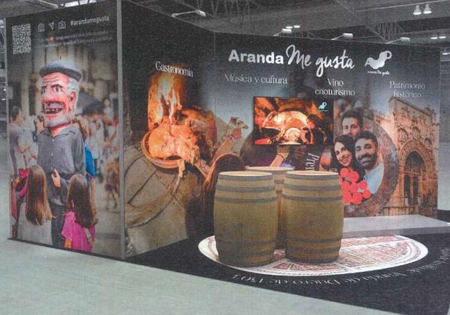 Uno de los stand que representará la 'ciudad subterránea' de Aranda de Duero en FITUR