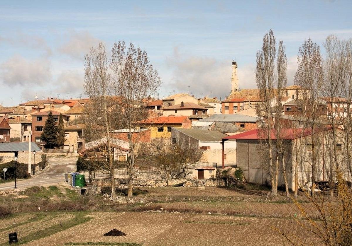 Vista del pueblo Cilleruelo de Abajo.