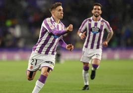 Montiel, con la camiseta del Real Valladolid.