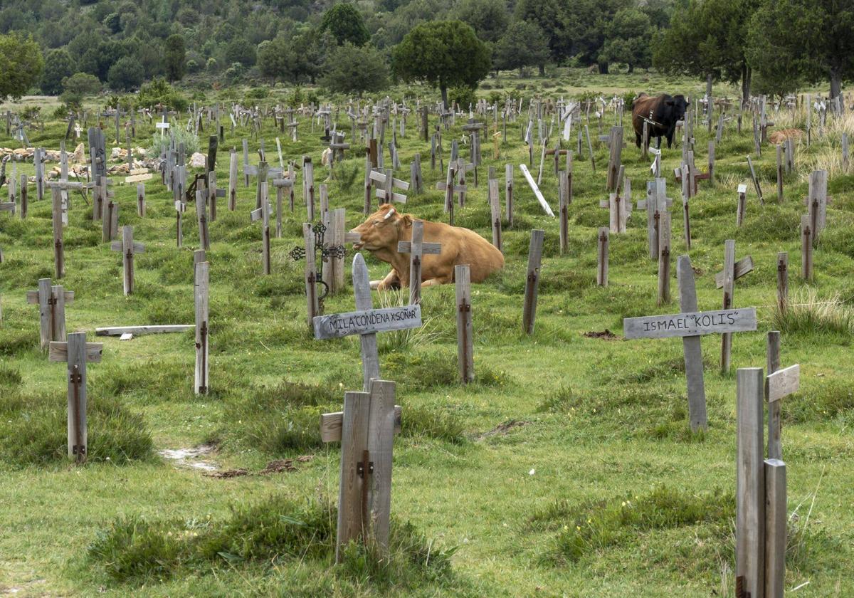 Cementerio de Sad Hill en Burgos.