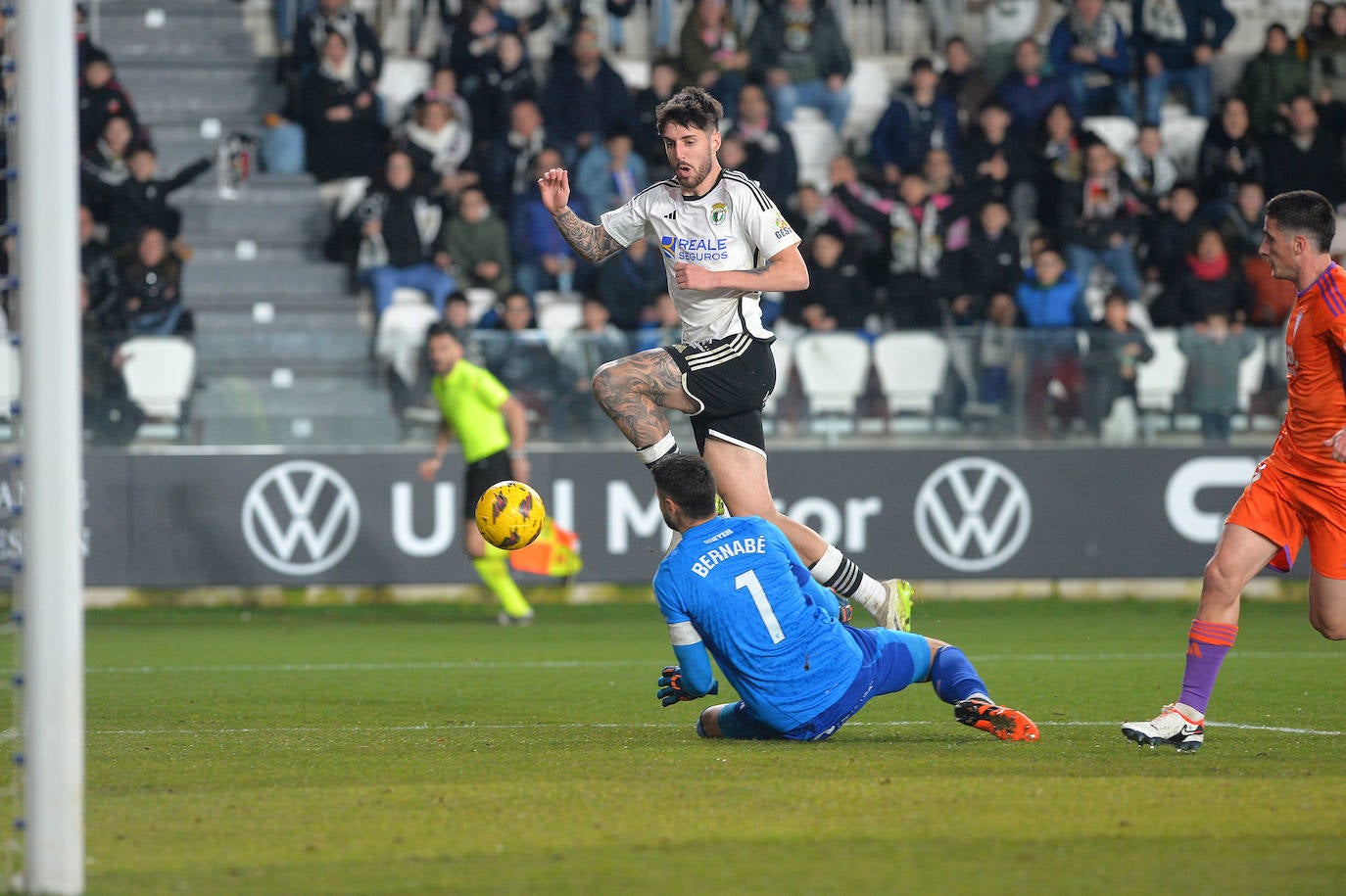 El partido Burgos CF-Albacete, en imágenes