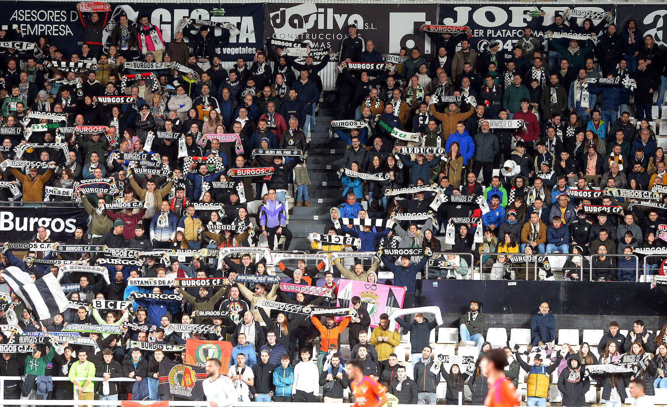 El partido Burgos CF-Albacete, en imágenes