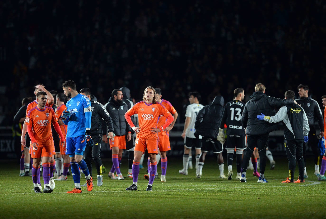 El partido Burgos CF-Albacete, en imágenes