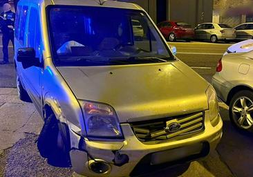 Choca contra varios coches en Burgos mientras conducía ebrio