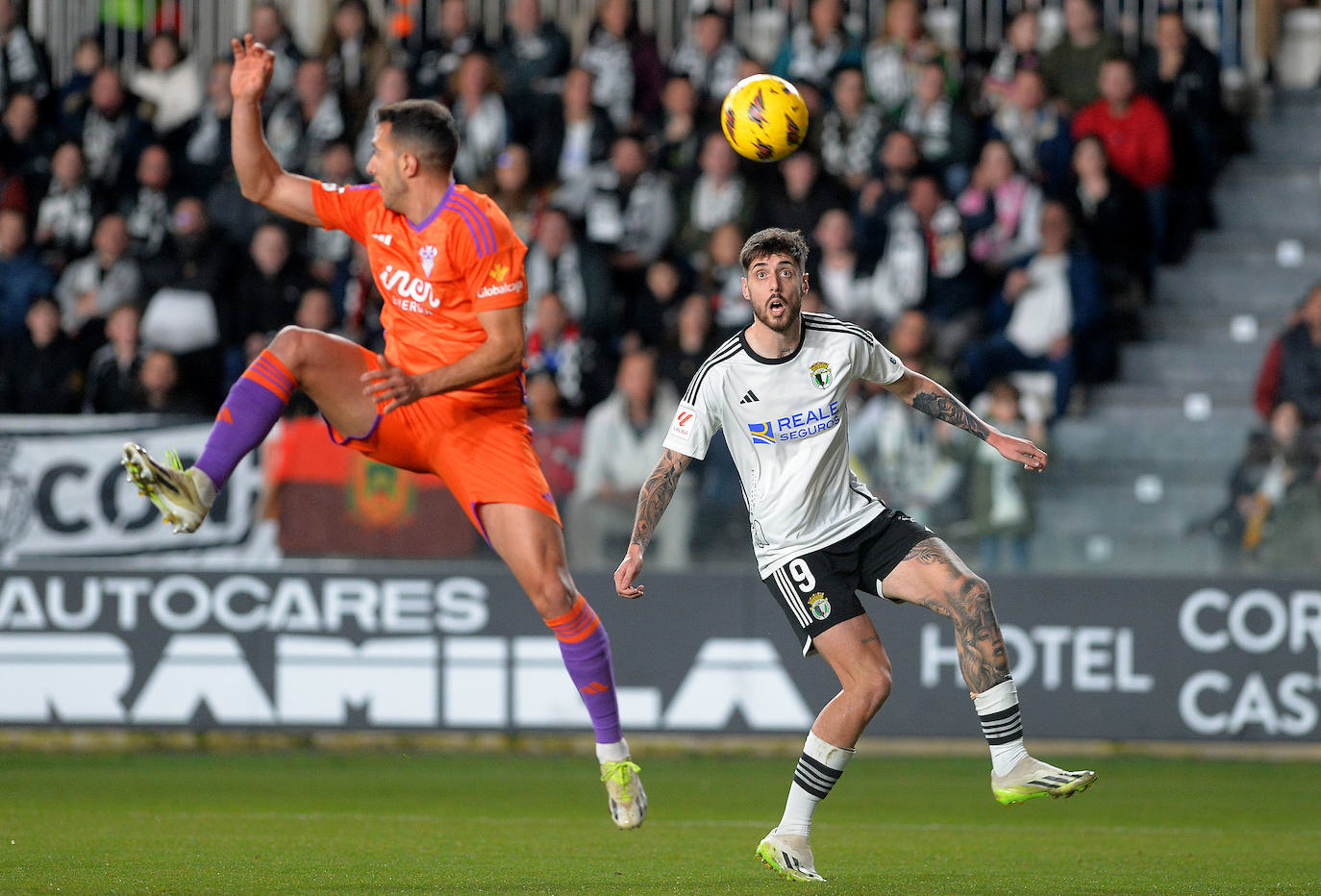 El partido Burgos CF-Albacete, en imágenes