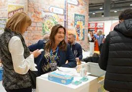 Stand de Burgos Alimenta en Madrid Fusión.