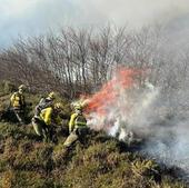 El incendio de Espinosa de los Monteros baja a nivel cero