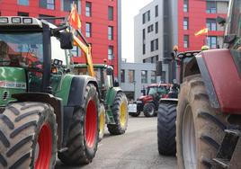 La tractorada ha protagonizado la jornada en Burgos.