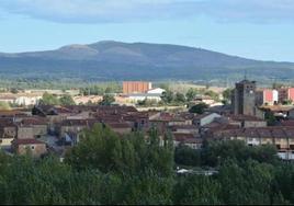 Vista del pueblo de Salas de los Infantes.