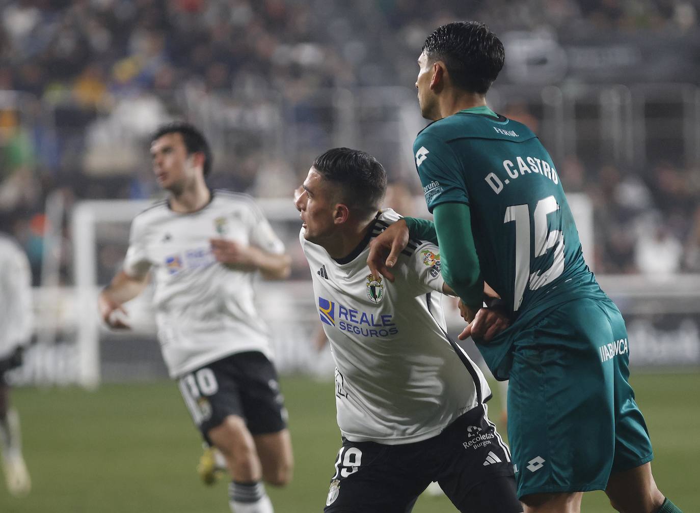 Victoria del Burgos CF ante el Racing de Ferrol