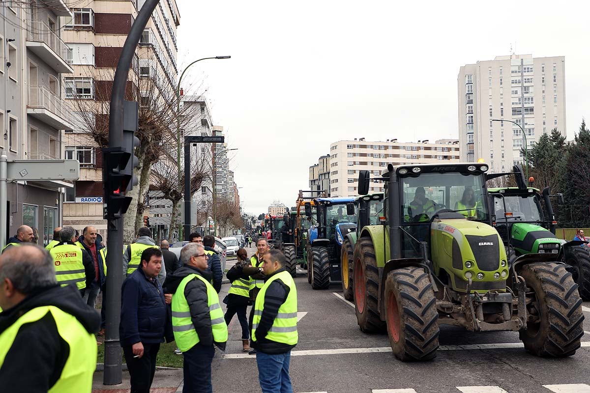 Nueva protesta agraria por las calles de Burgos