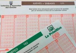 Boletos de Lotería Primitiva.