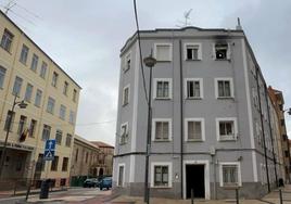 Edificio en el que se ha producido el incendio.