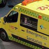 Herido un motorista al chocar contra un turismo en Burgos