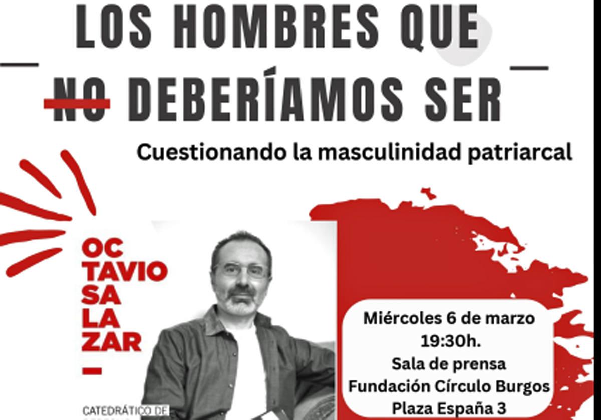 Octavio Salazar presenta en Burgos 'Los hombres que no deberíamos ser