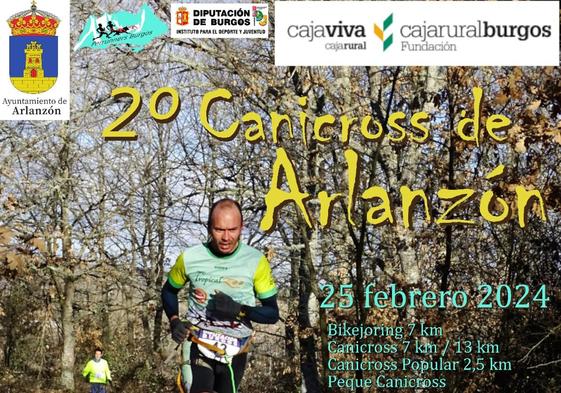 Cartel del 2º Canicross de Arlanzón