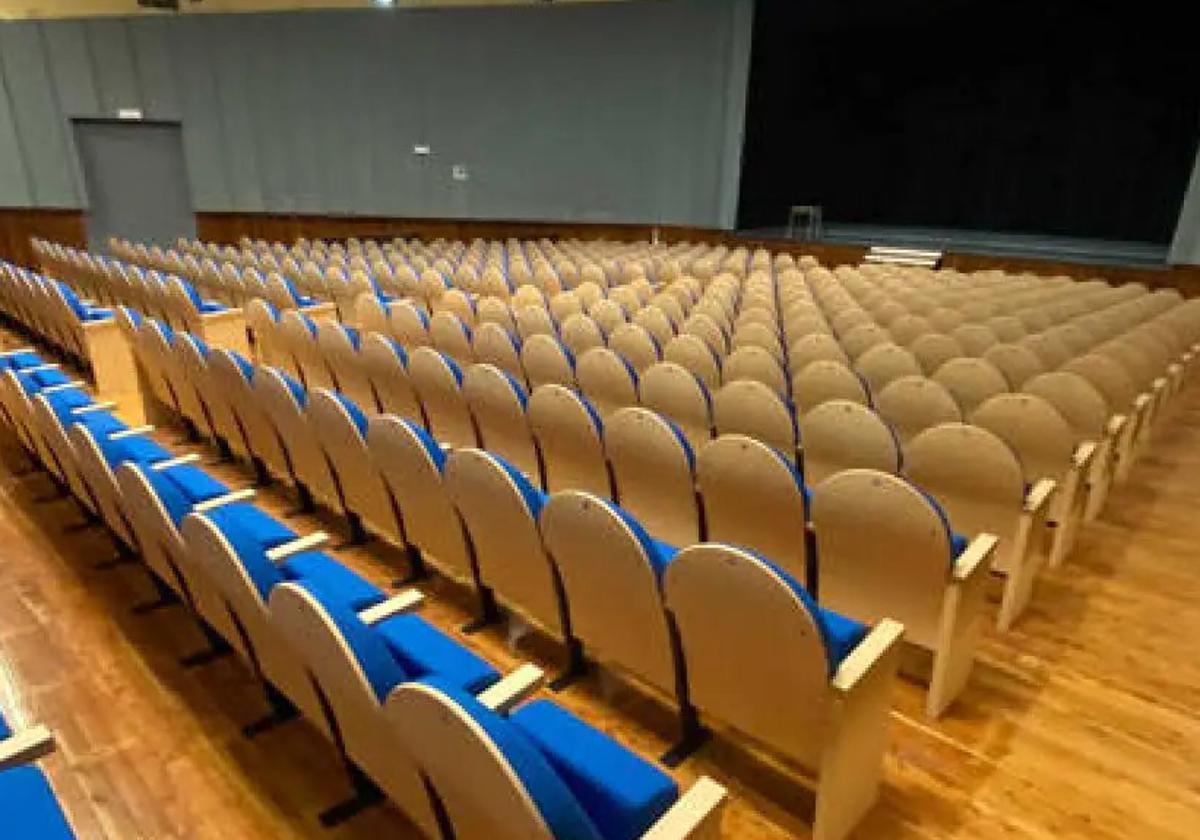 Sala de cine de Villarcayo donde se proyectan películas cada fin de semana.