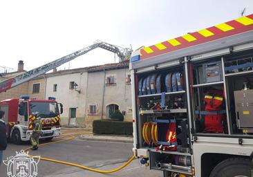Los Bomberos de Burgos, obligados a actuar fuera su ámbito por la falta de medios de los voluntarios