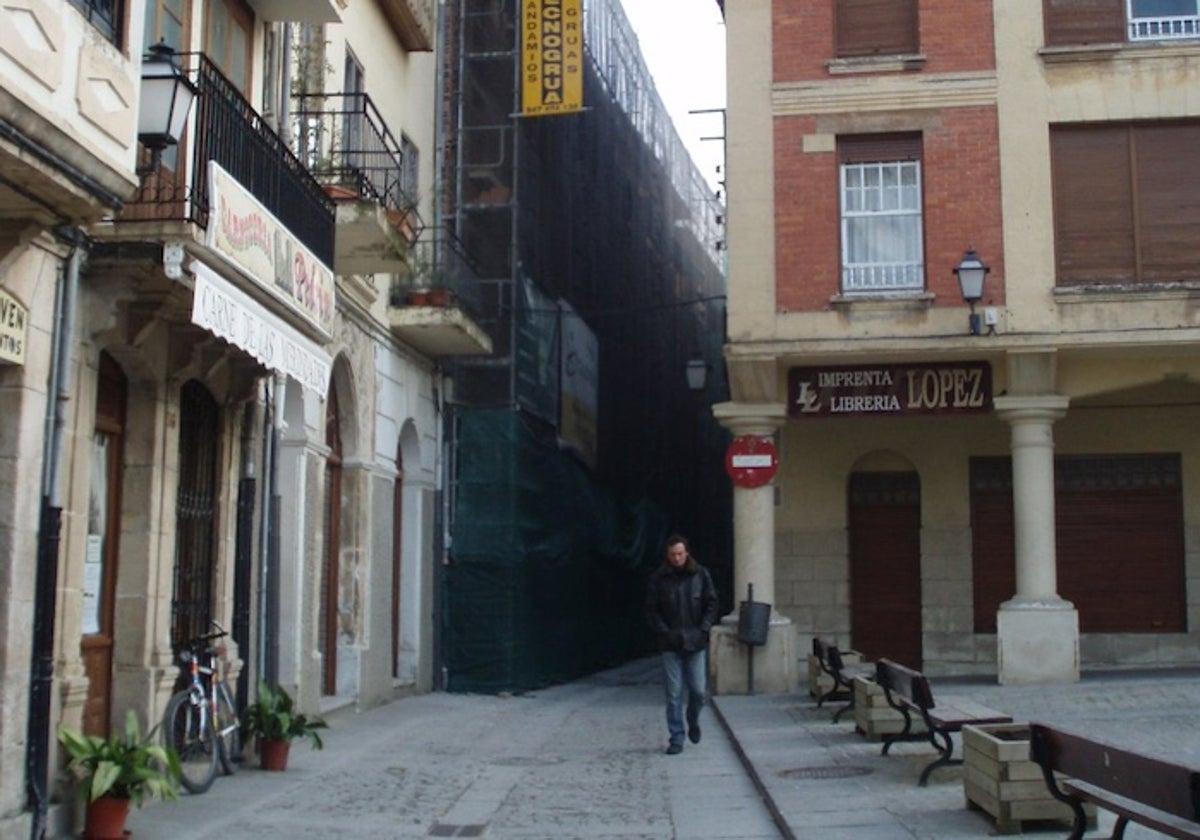 Zona comercial de Medina de Pomar.