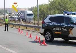 Actuación de la Guardia Civil en Burgos.