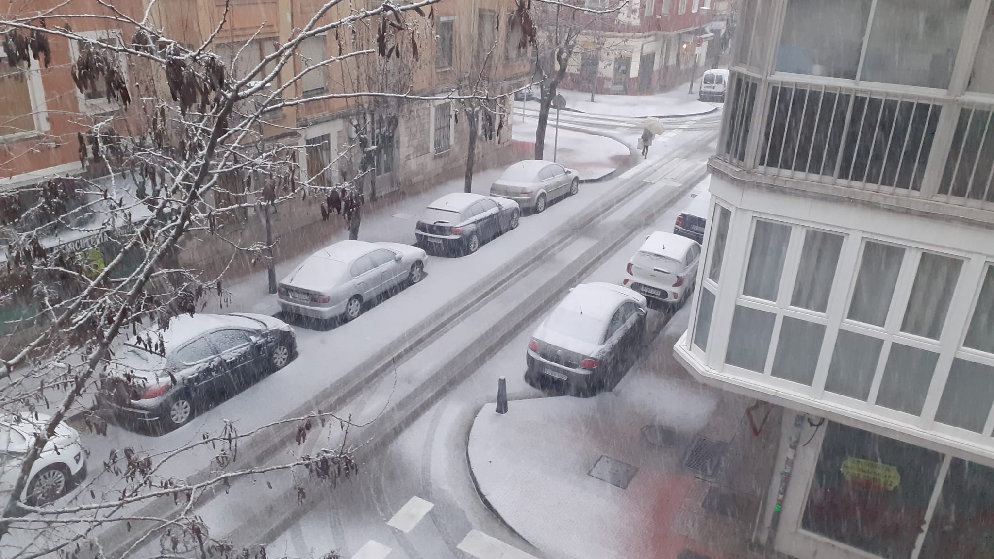 La nieve en Burgos, en imágenes