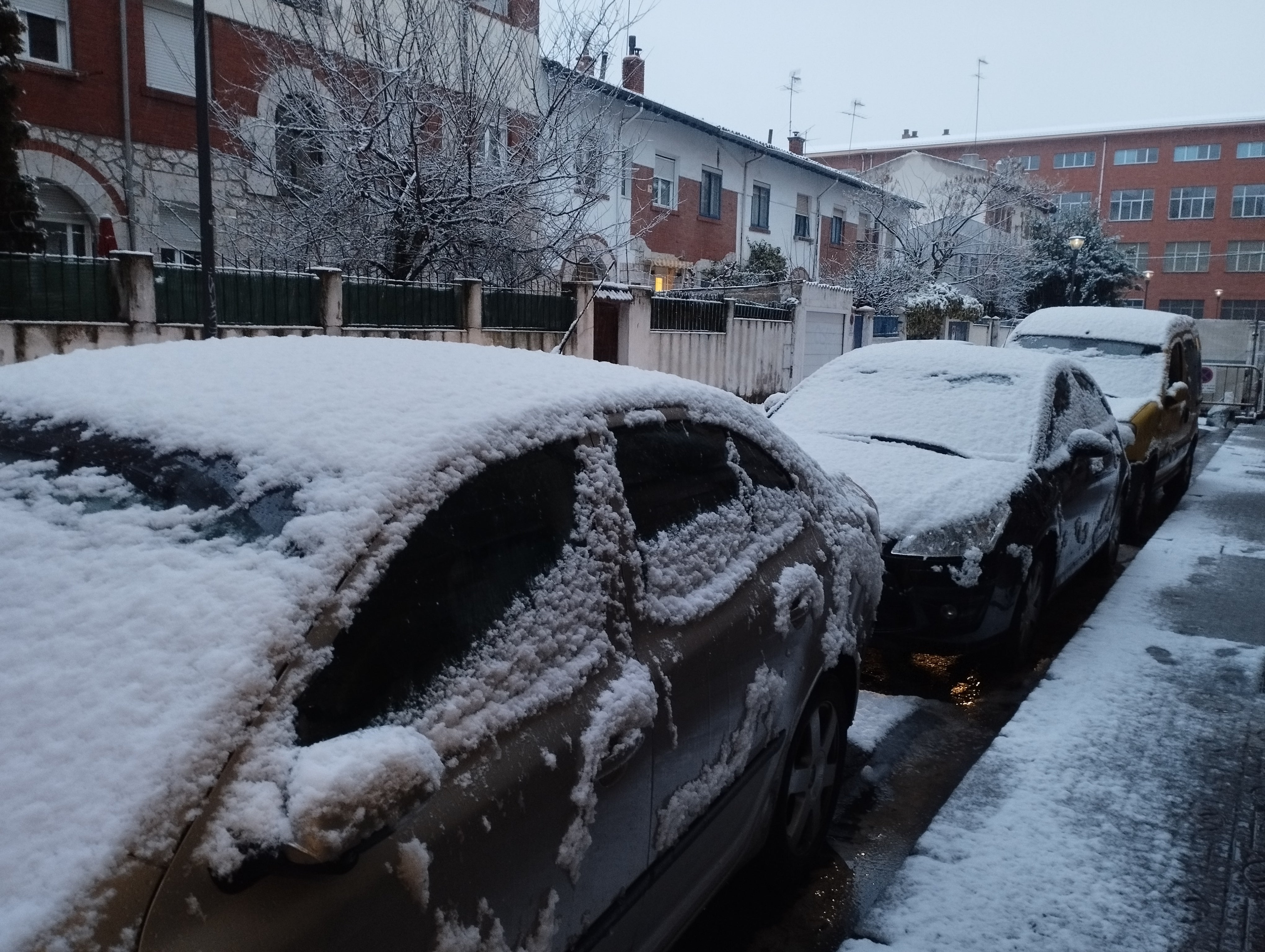 La nieve en Burgos, en imágenes