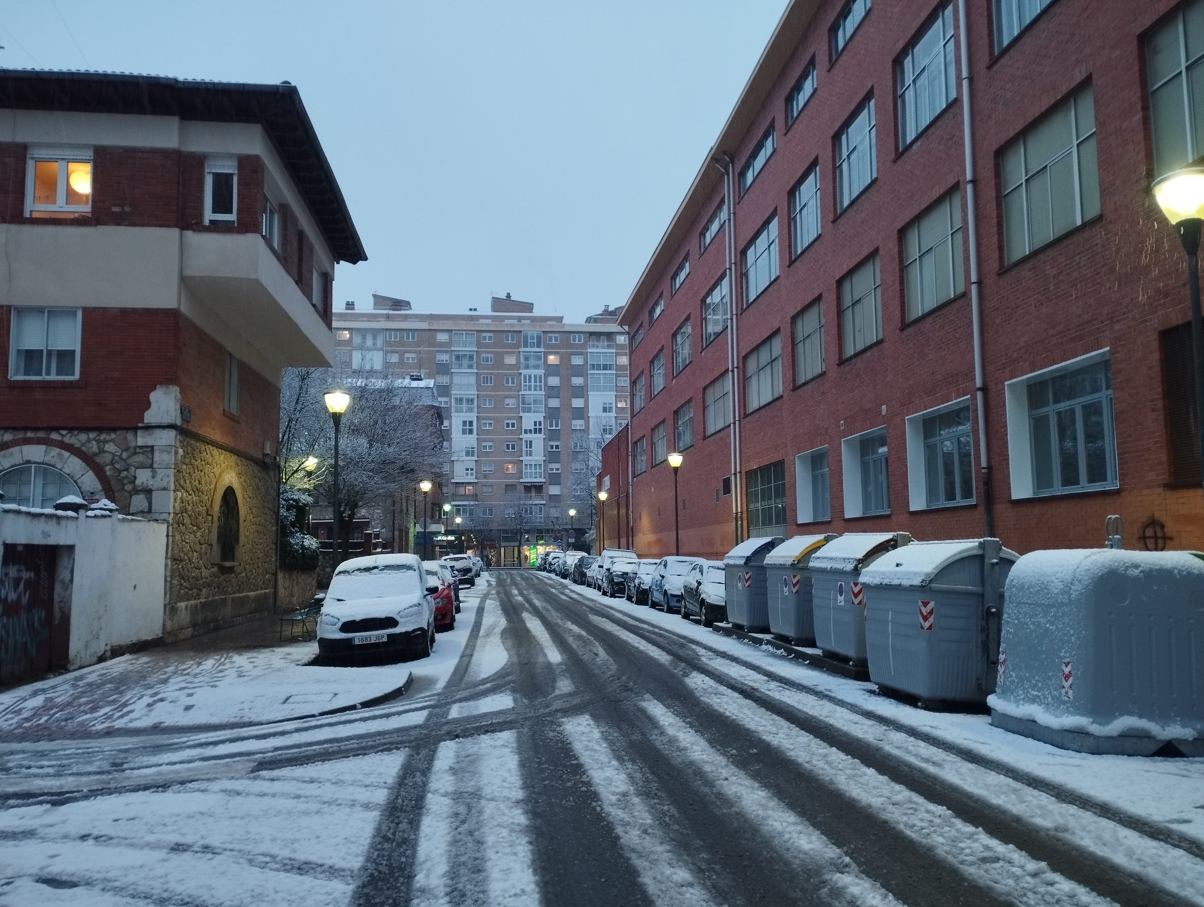 La nieve en Burgos, en imágenes