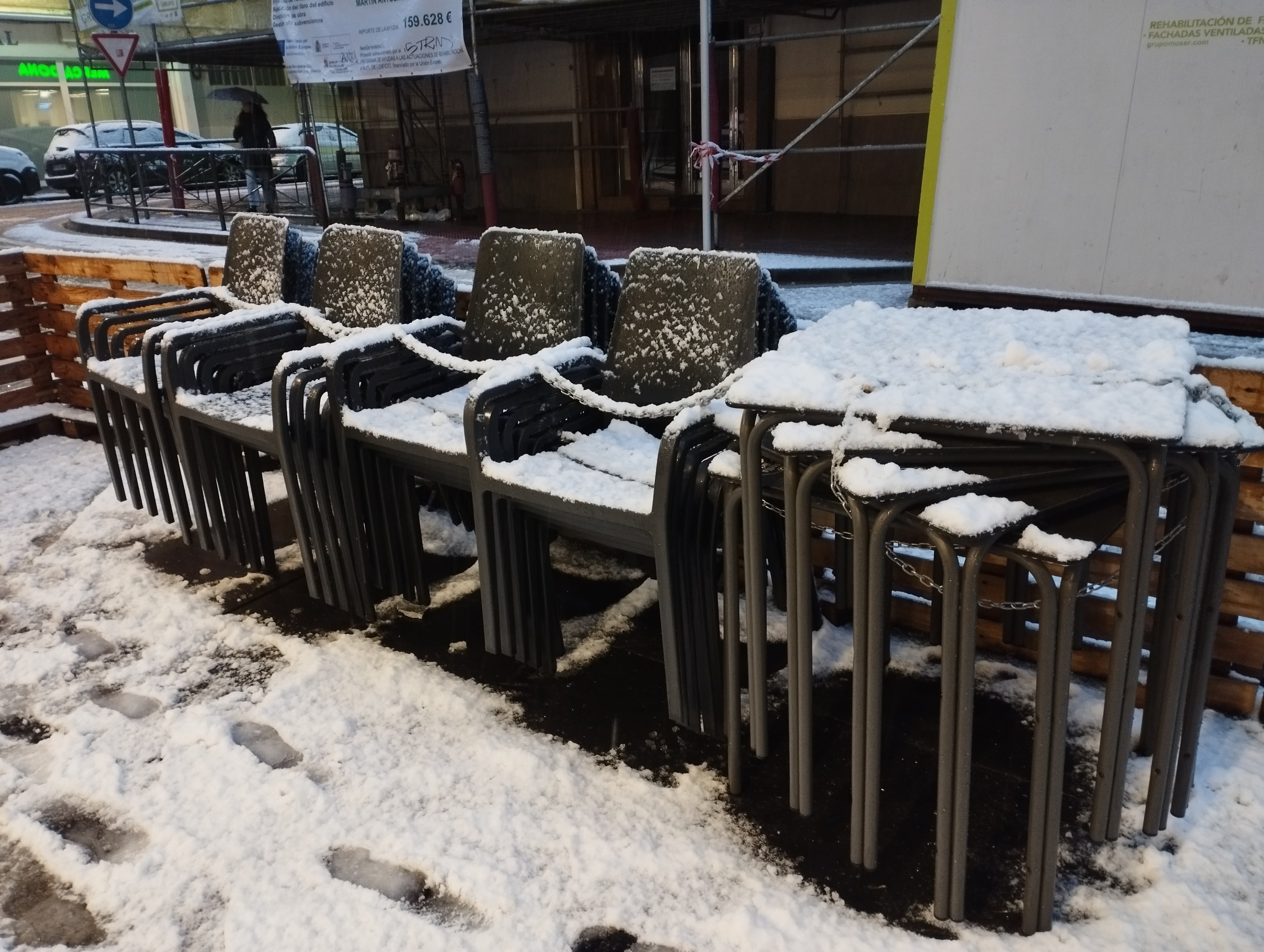 La nieve en Burgos, en imágenes