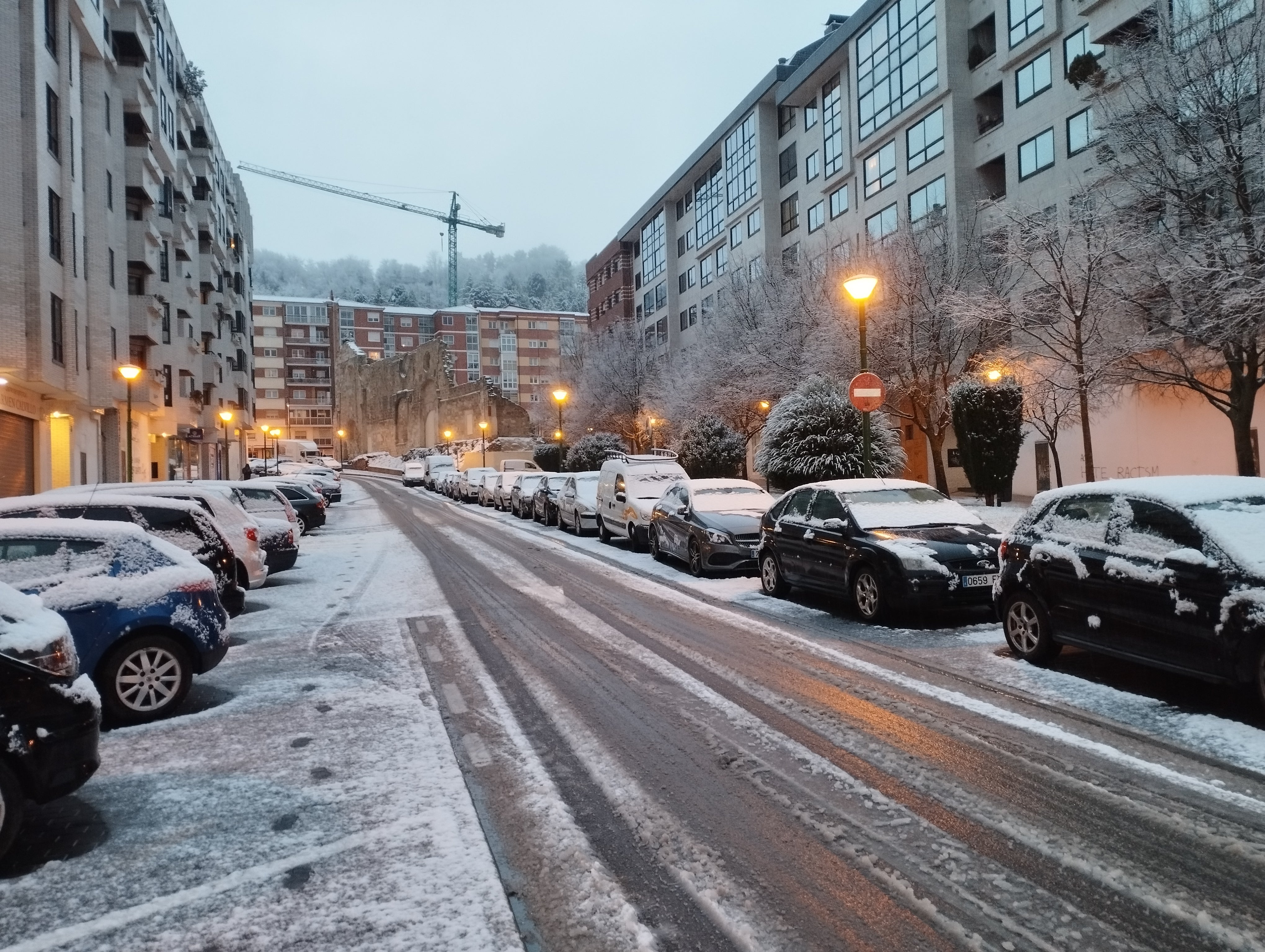 La nieve en Burgos, en imágenes