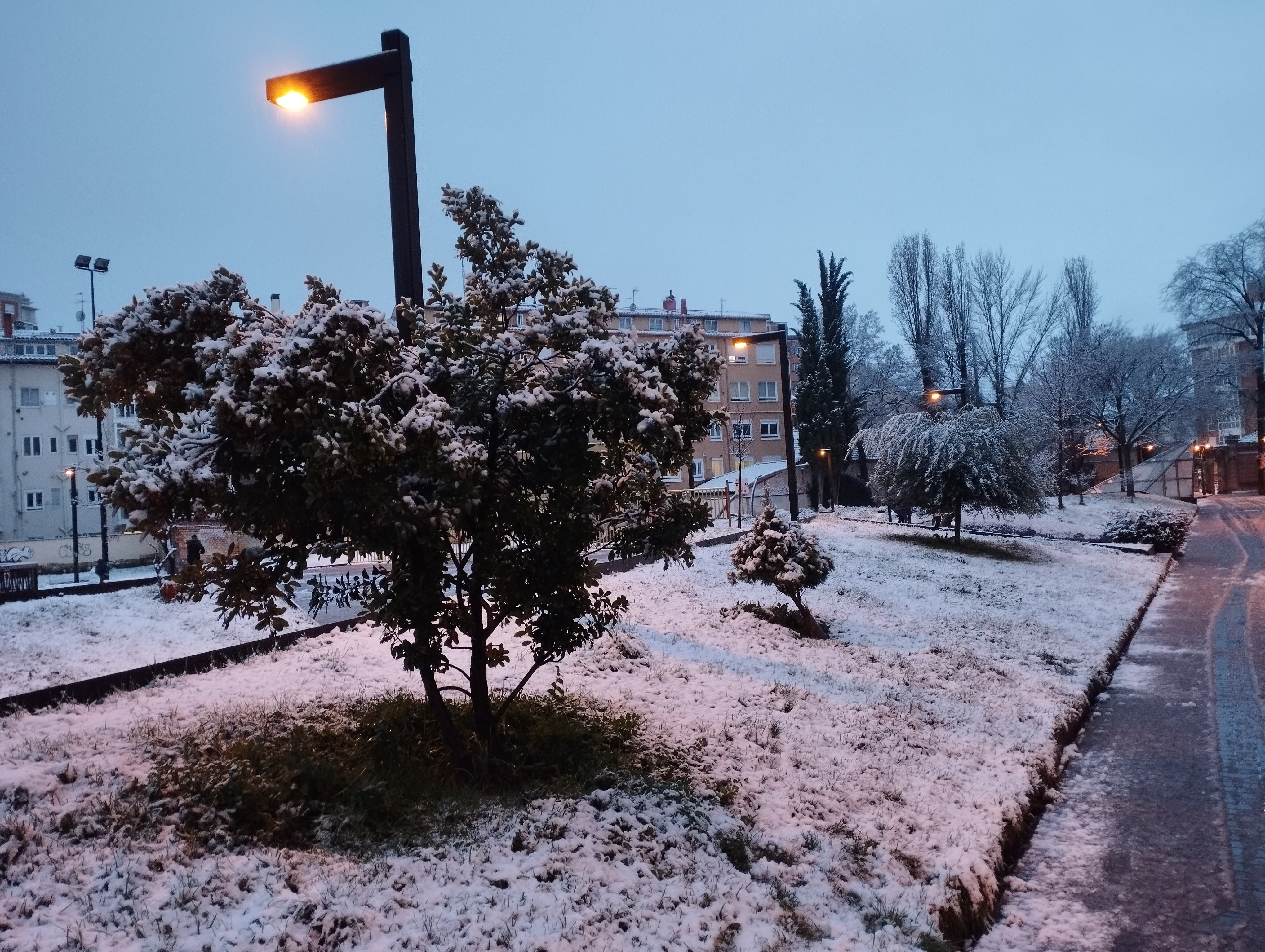 La nieve en Burgos, en imágenes