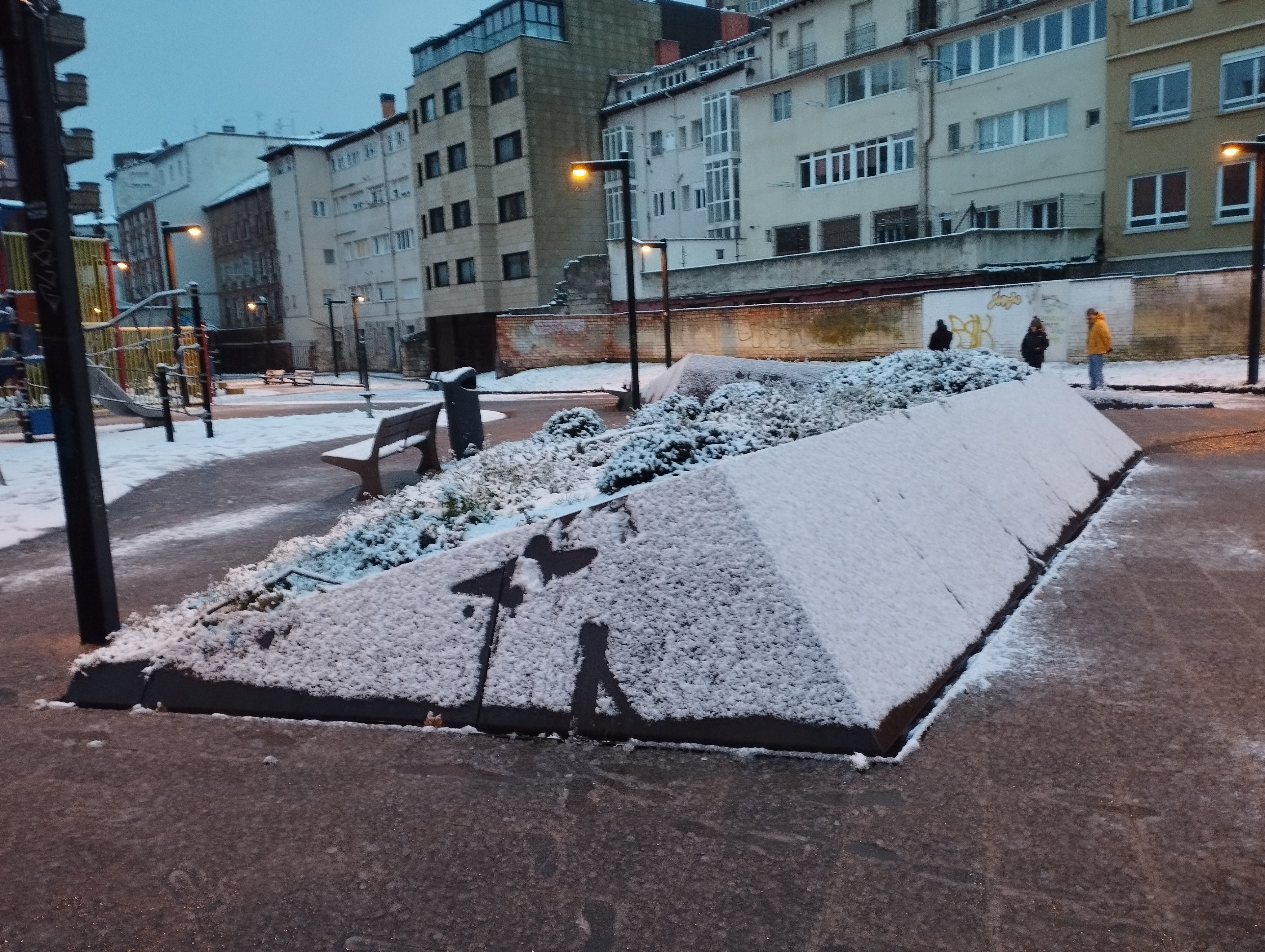 La nieve en Burgos, en imágenes