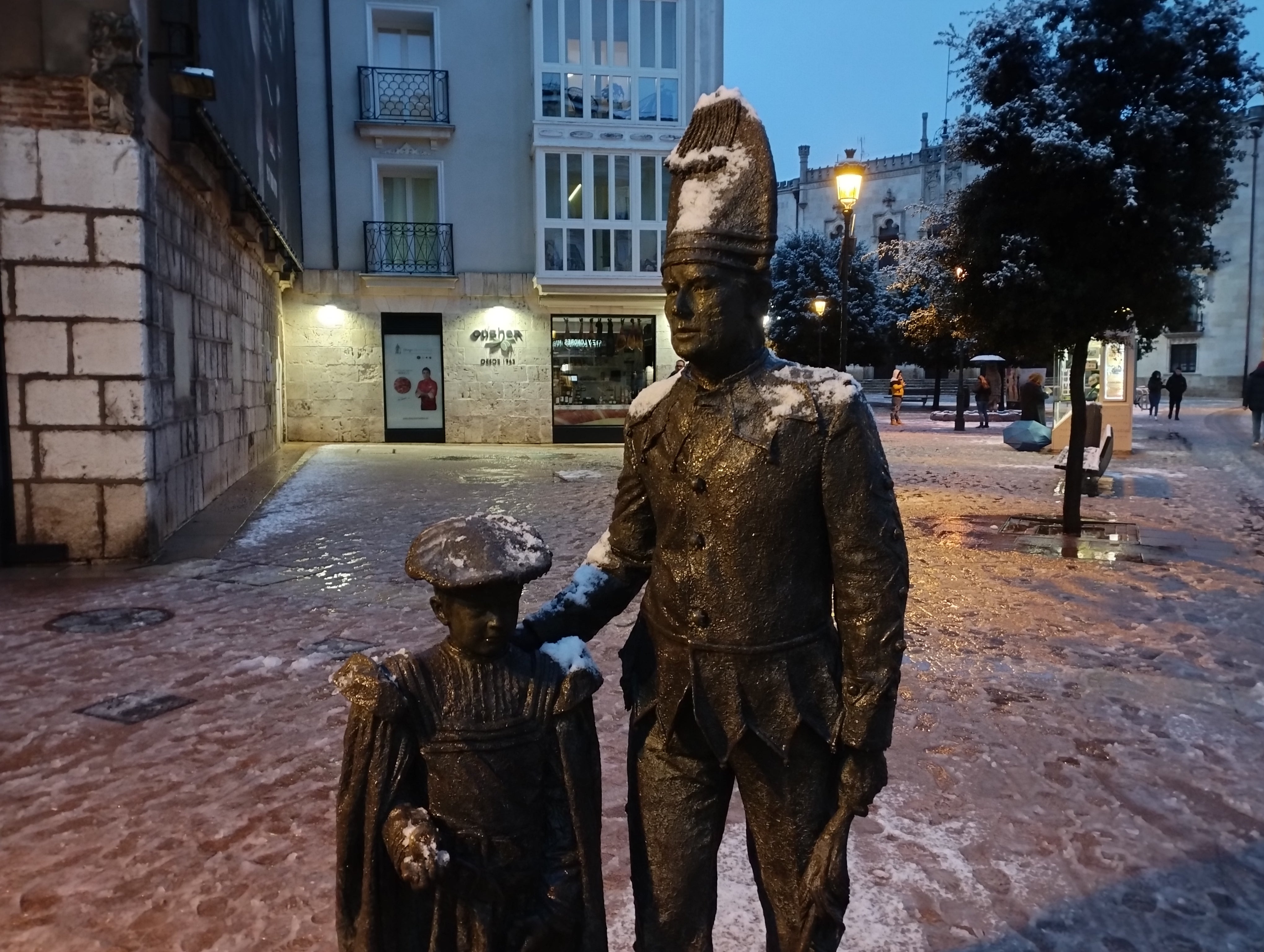 La nieve en Burgos, en imágenes