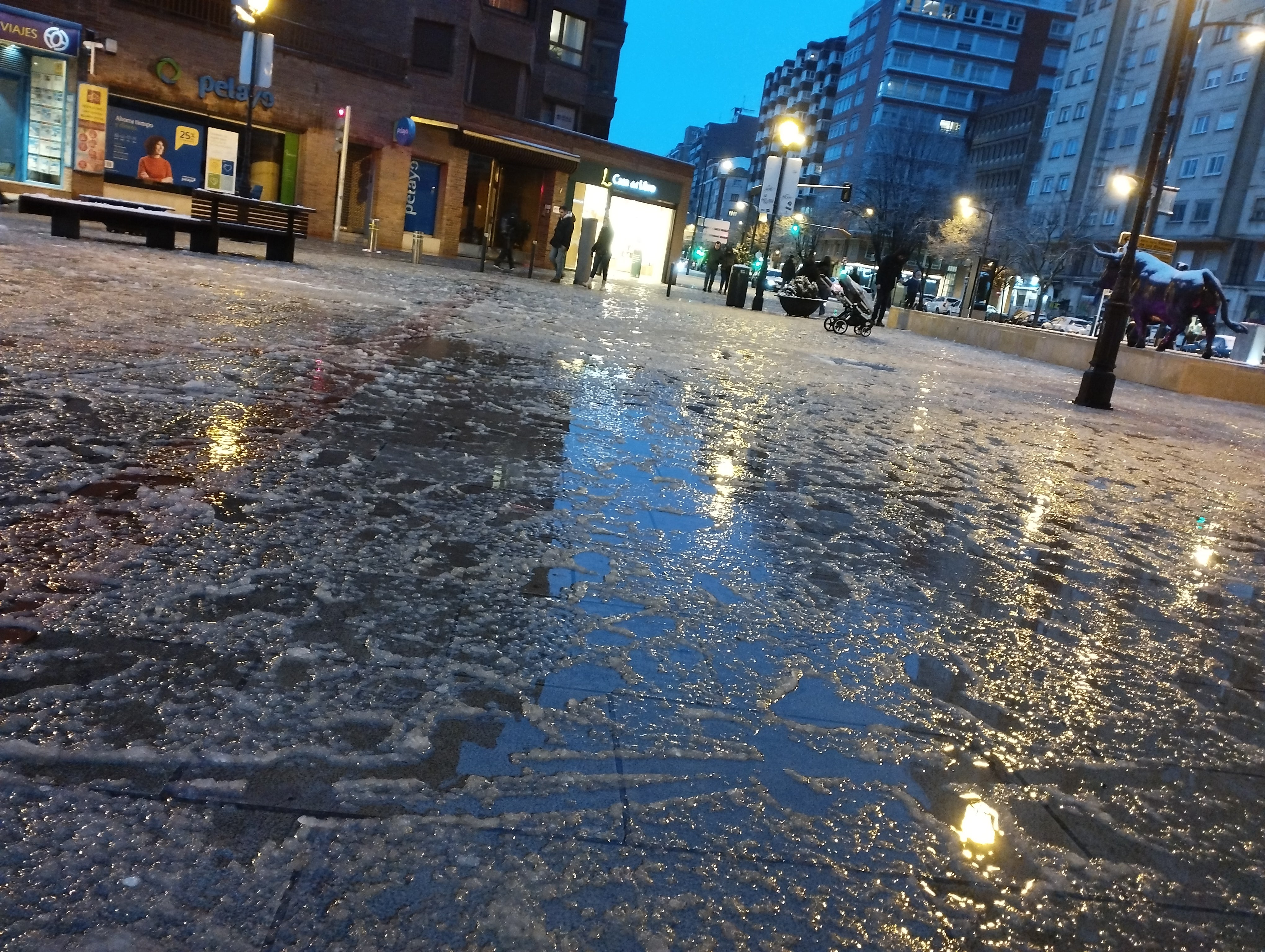 La nieve en Burgos, en imágenes