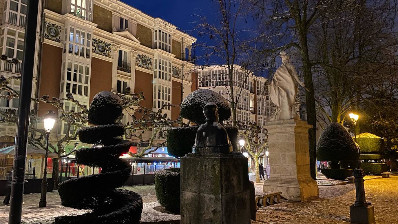 La nieve en Burgos, en imágenes