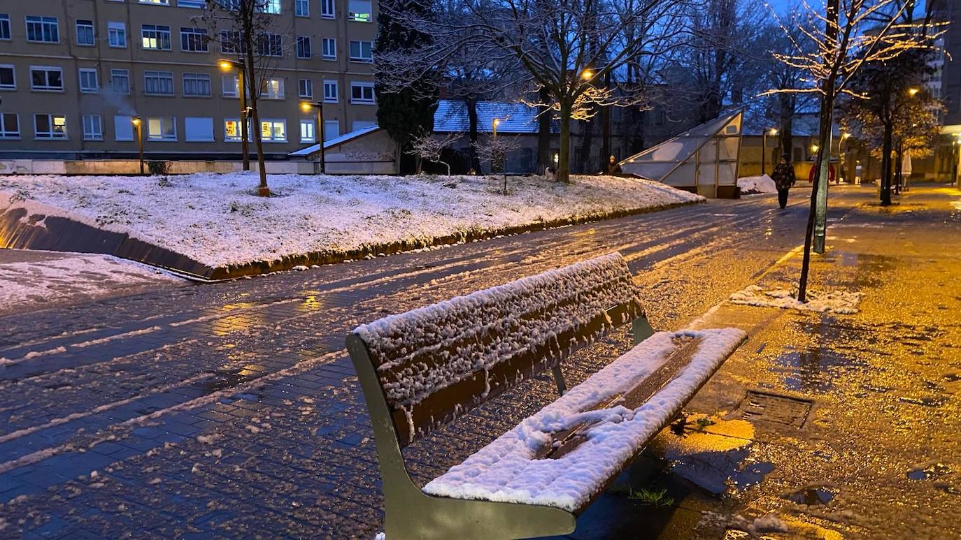 La nieve en Burgos, en imágenes