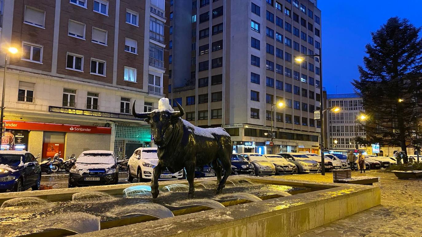 La nieve en Burgos, en imágenes