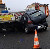 Muere una mujer en un choque entre una furgoneta y un turismo en Burgos