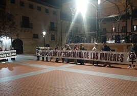 La jornada culminó con la lectura del manifiesto feminista