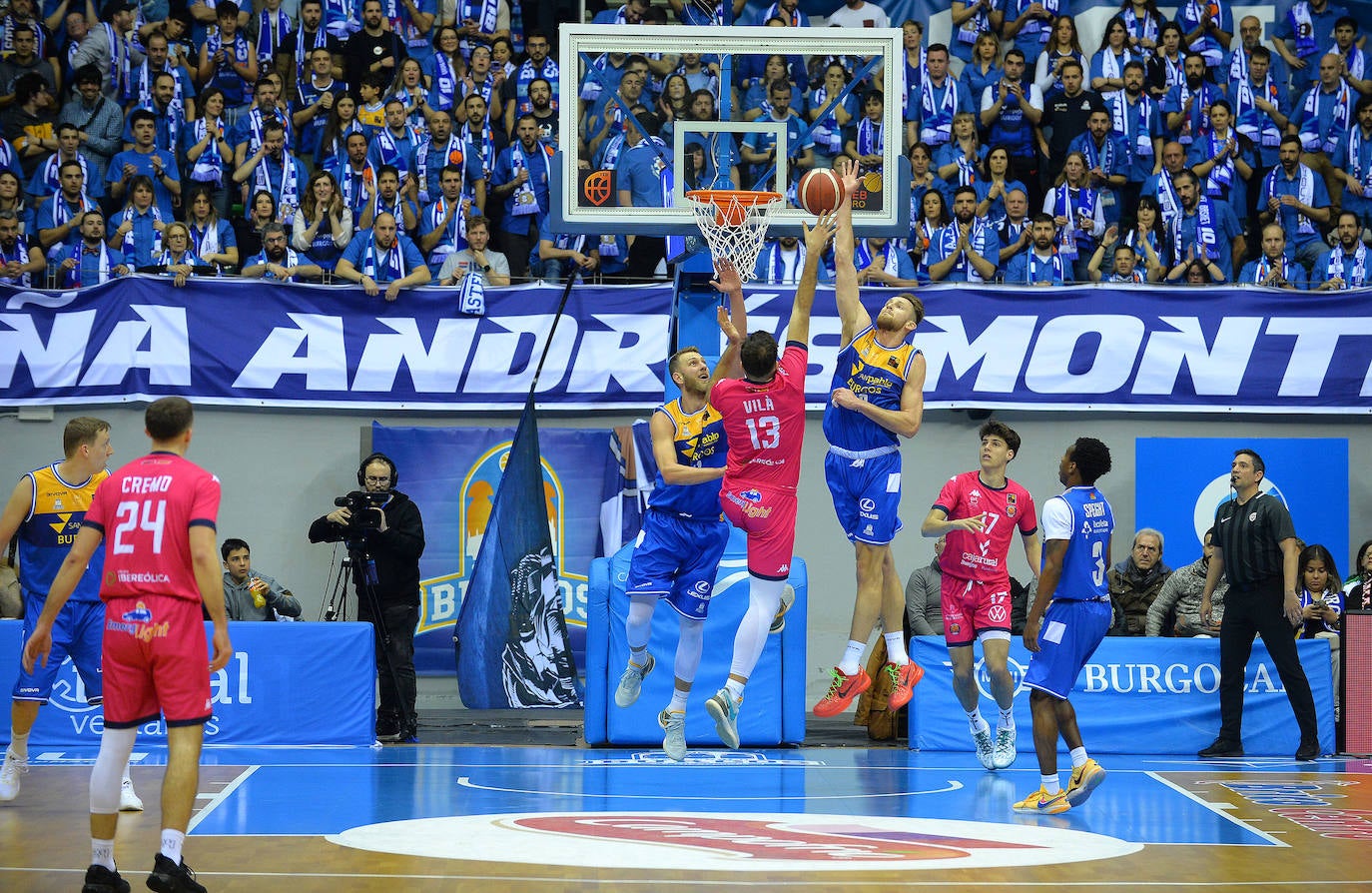 El derbi burgalés de baloncesto, en imágenes