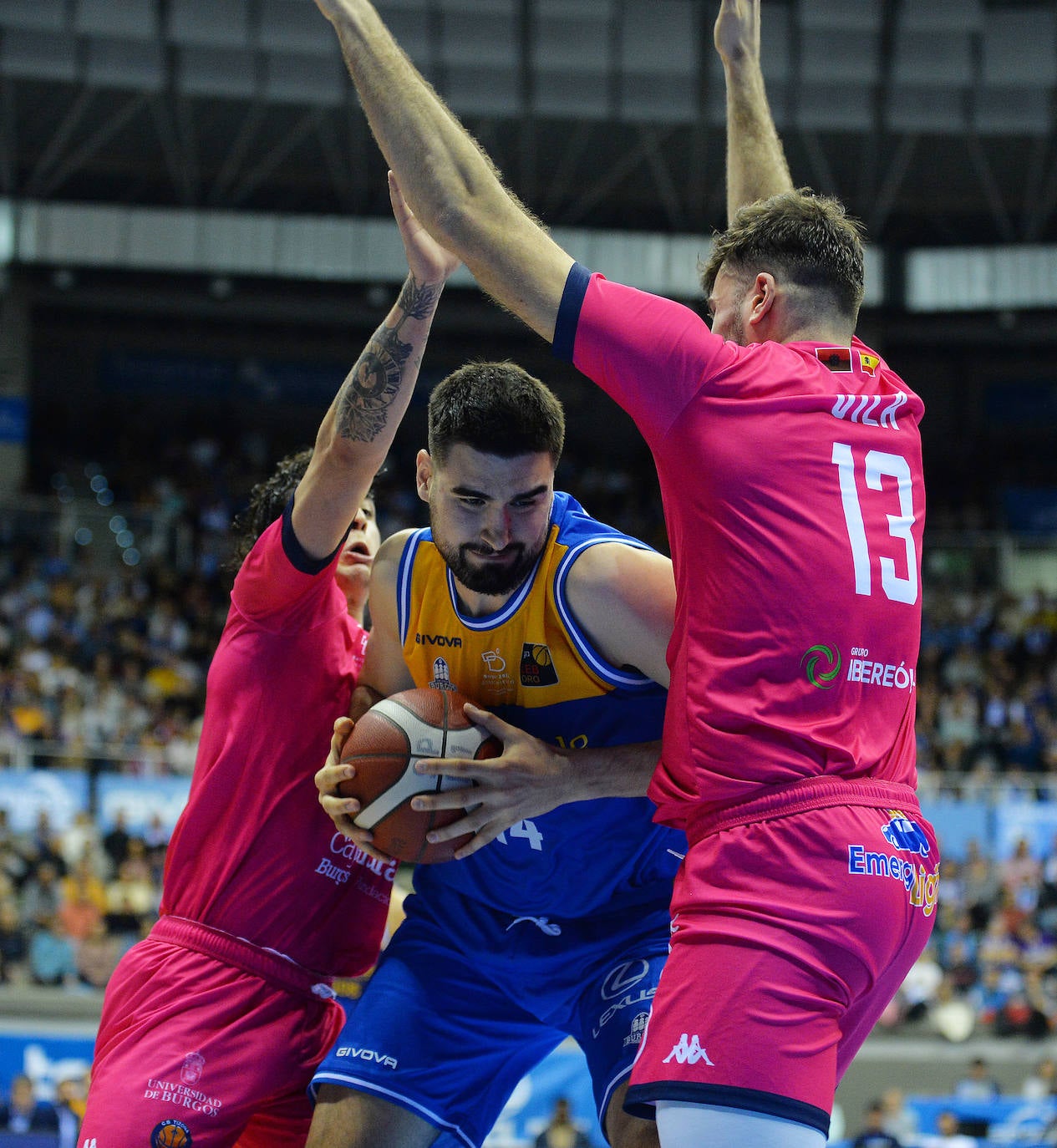 El derbi burgalés de baloncesto, en imágenes